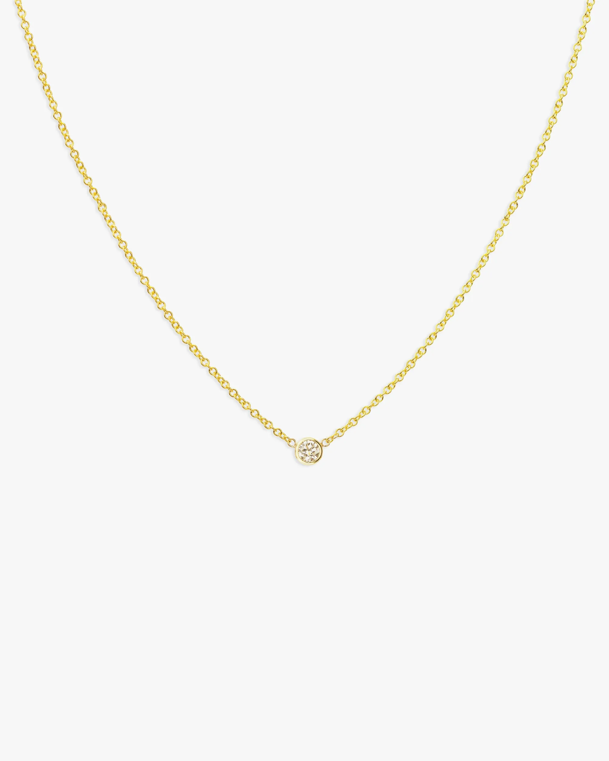 16 Inch Diamond Layering Necklace