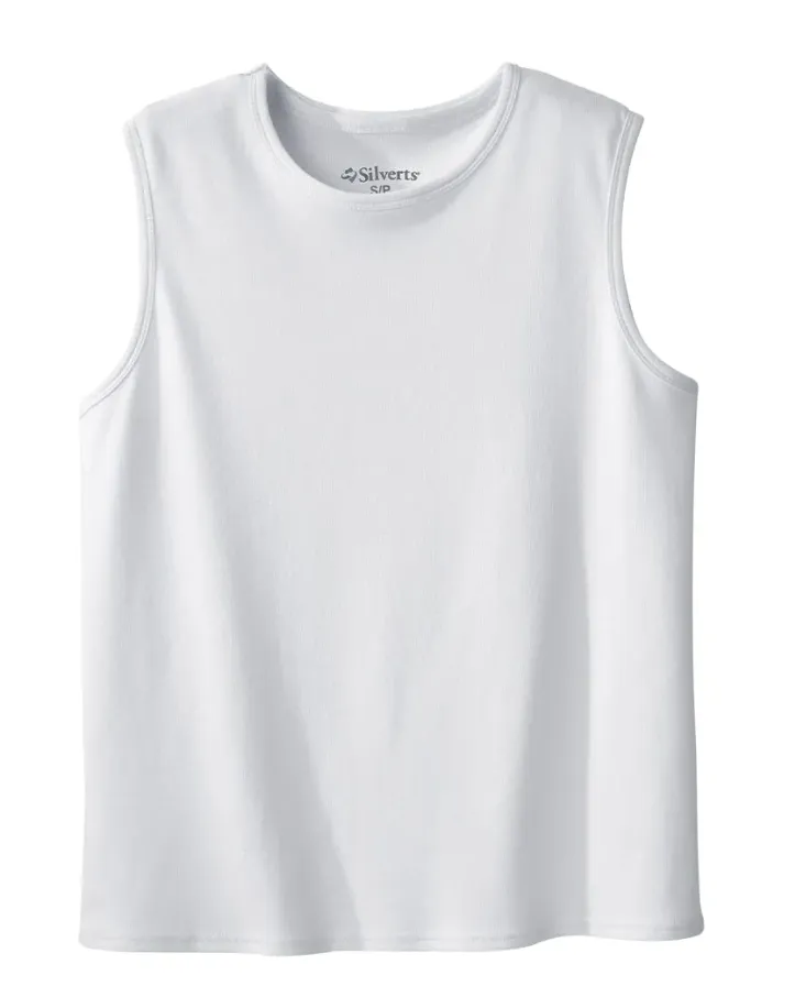 3-Pack Men's Adaptive Sleeveless Undershirts – Easy Dressing & Comfort