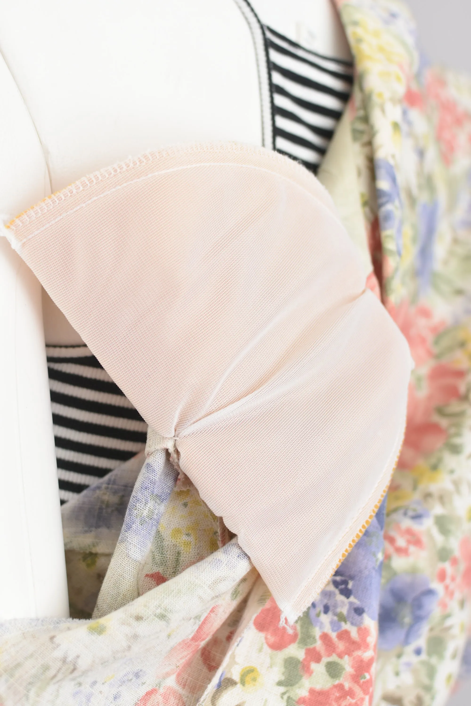 80s Pastel Romantic Floral Print Blazer Medium