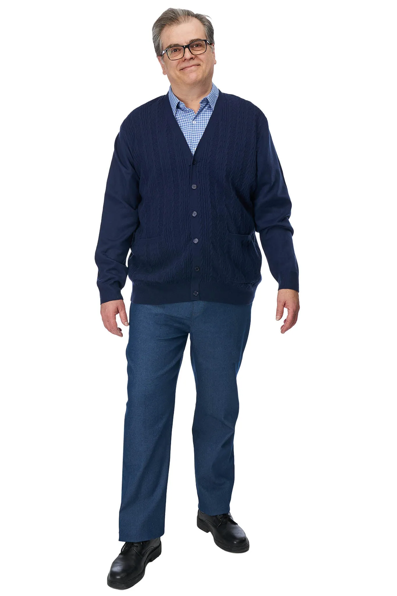 Adaptive Cardigan for Men