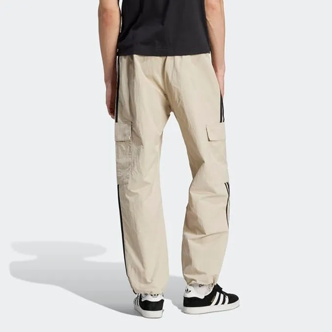 Adidas Adicolor Classics 3 Stripes Cargo Men's Pants (Beige/Black)