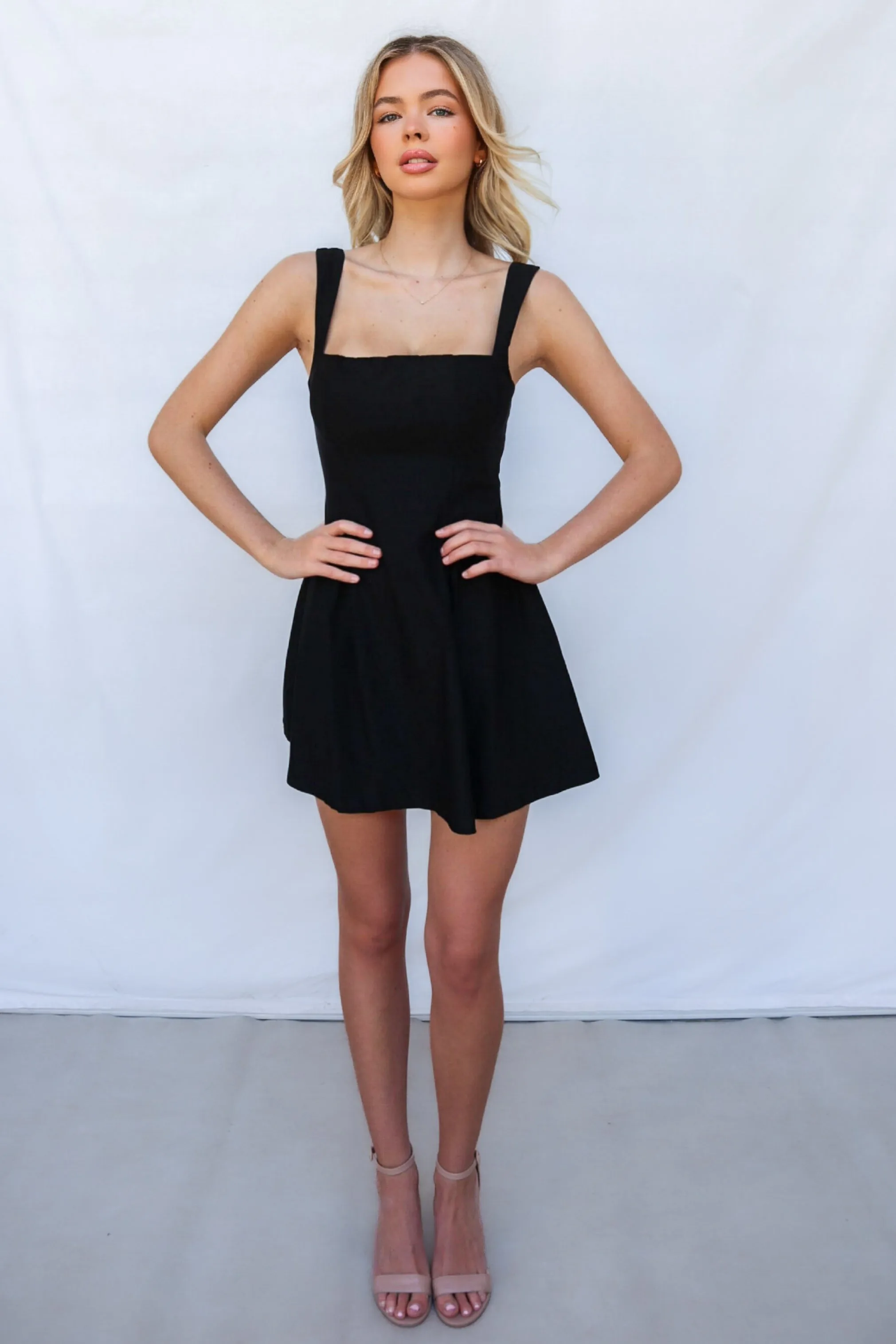 Alany Mini Dress - Black