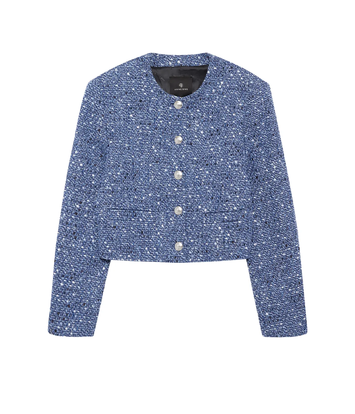 Amber Jacket in Blue Tweed