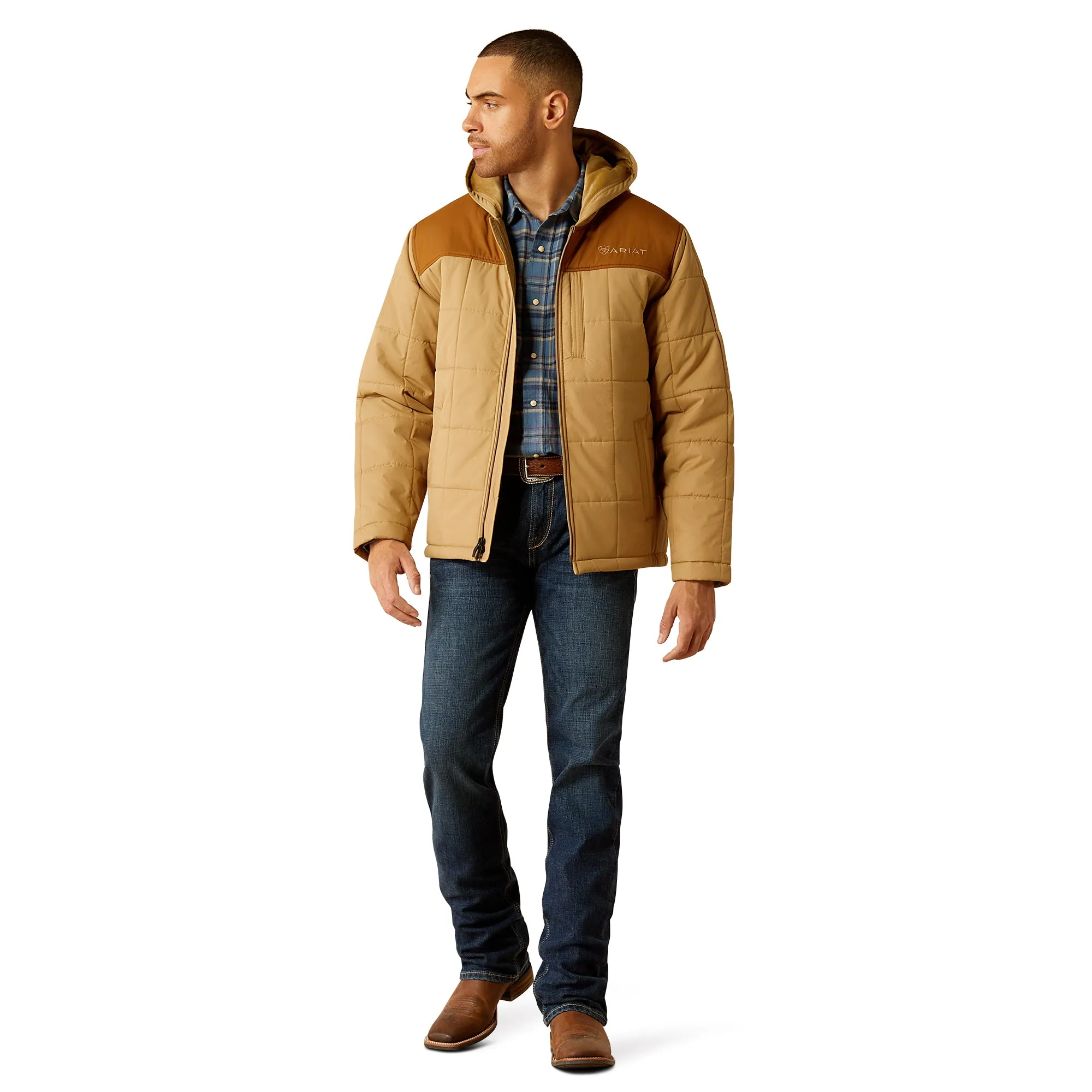 Ariat Mens 10052776 Crius Hooded Insulated Jacket