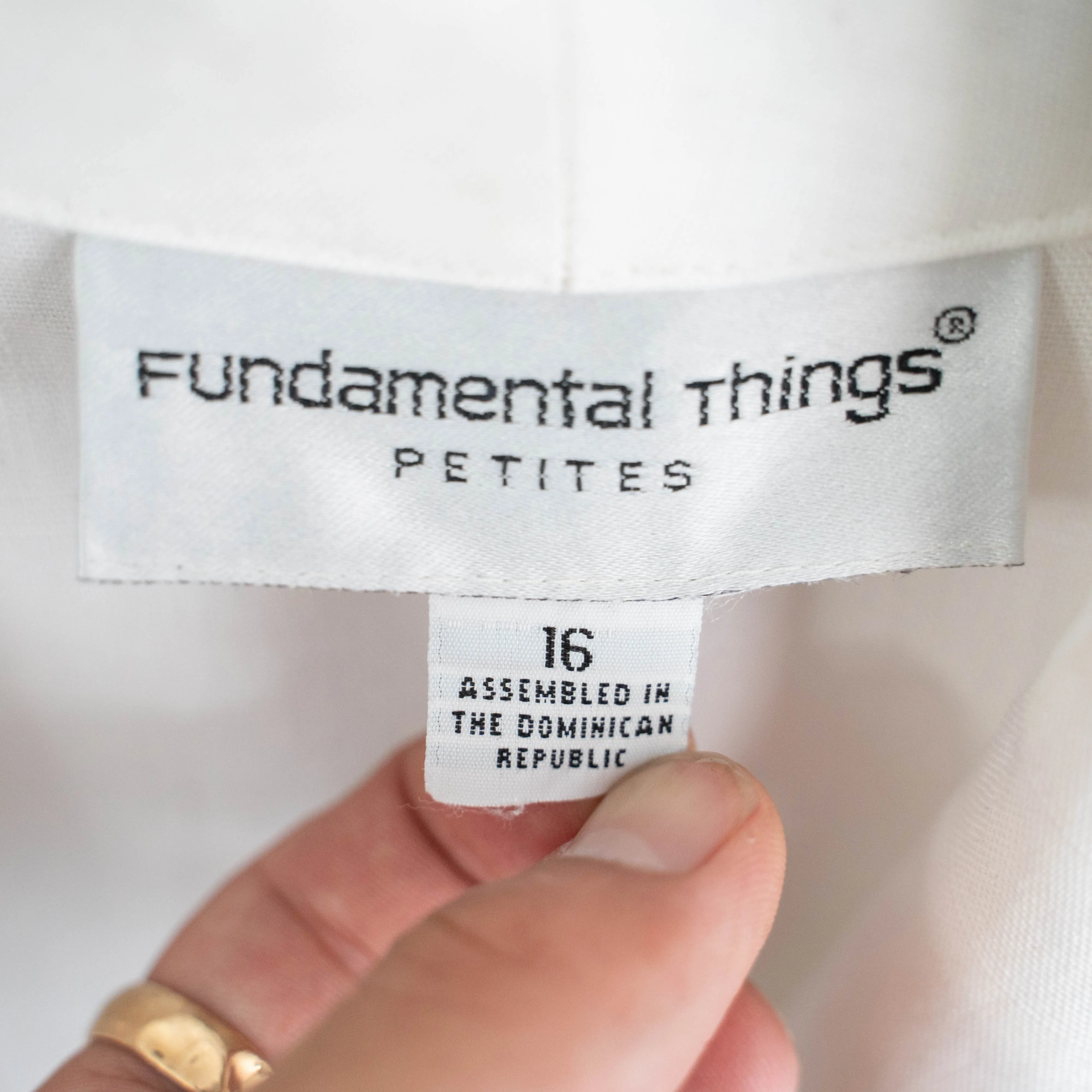 around 1990s white color poly × rayon tailored jacket