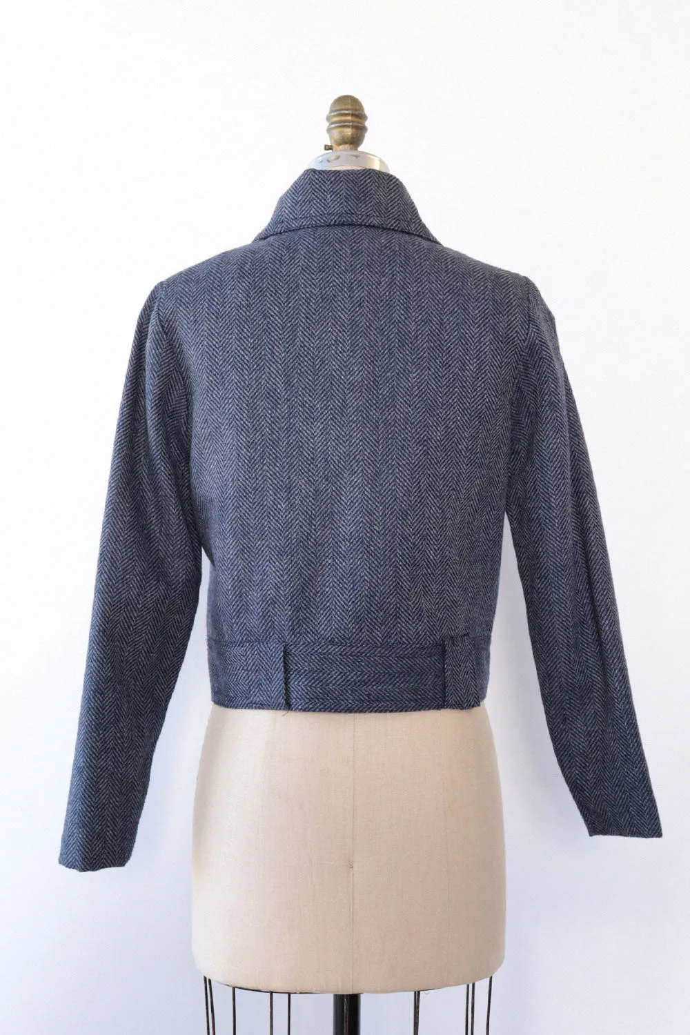 Artbro Chevron Cropped Jacket S/M