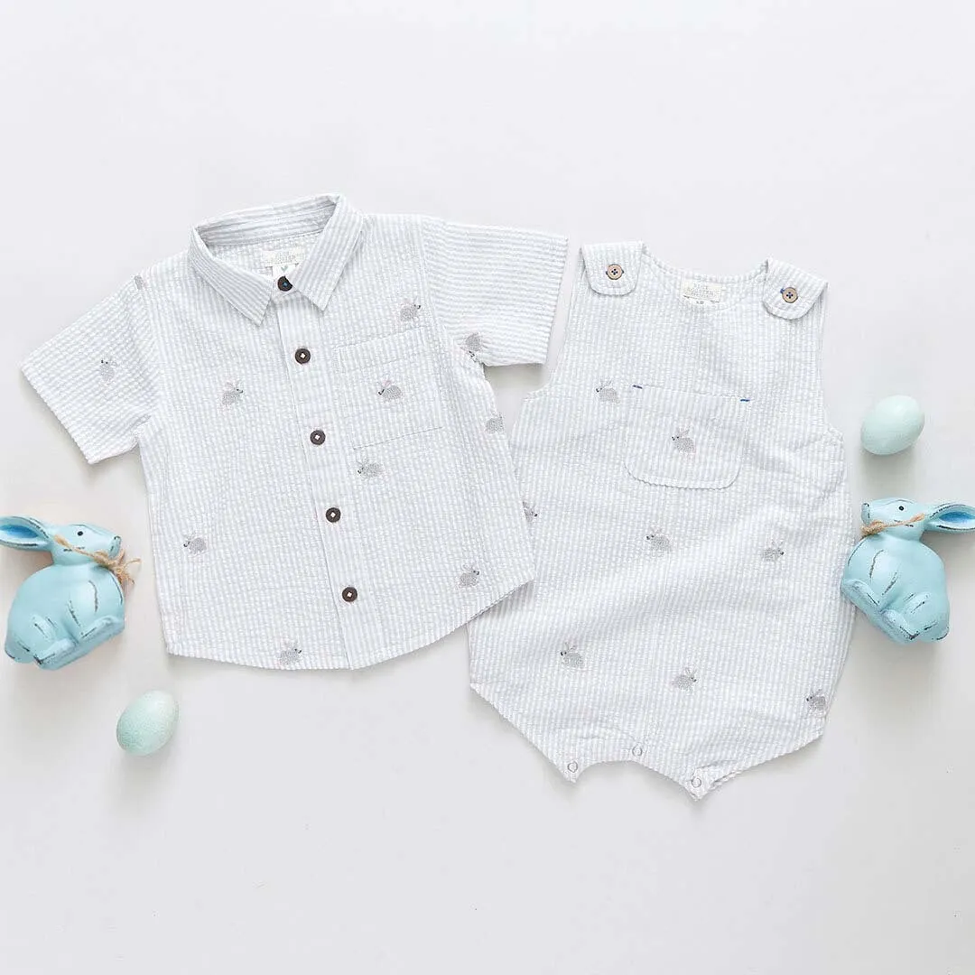 Baby Boys Noah Jumper - Bunny Embroidery