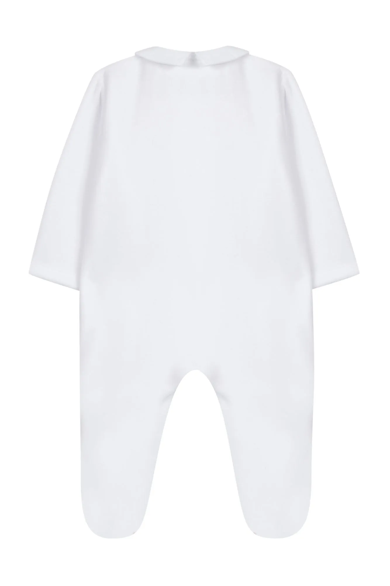 Babygrow - White Embroidery Winter