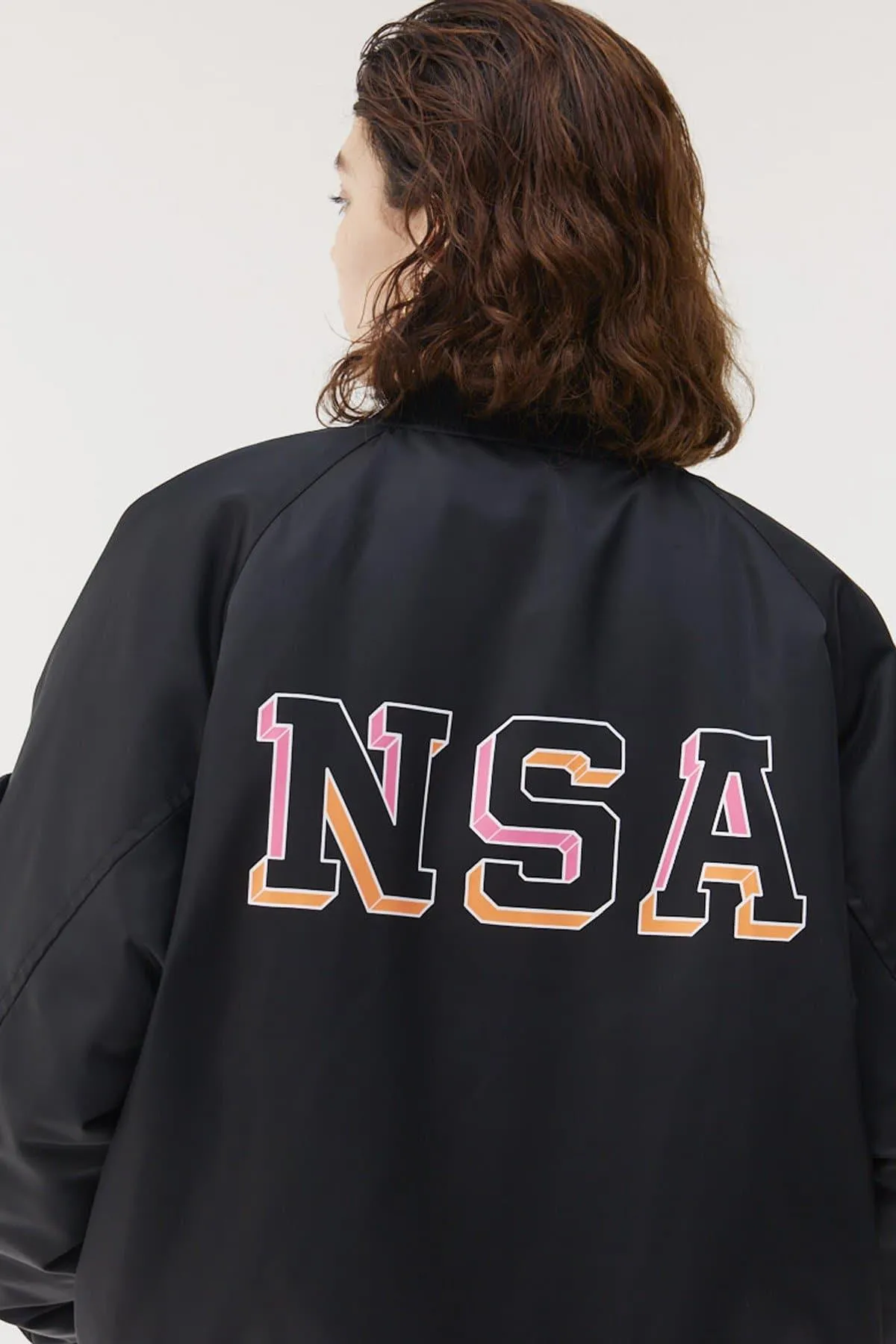 Back Logo Bomber Jacket