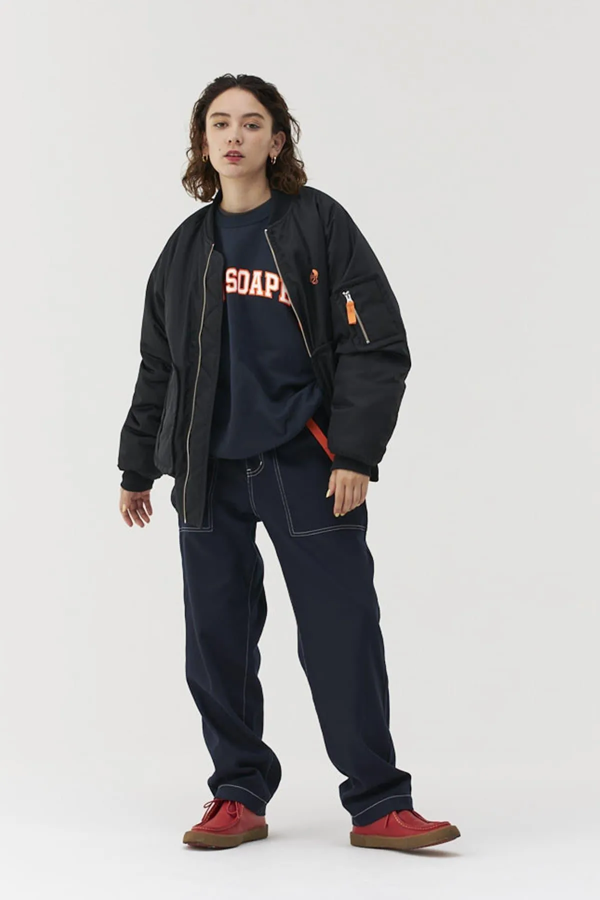 Back Logo Bomber Jacket