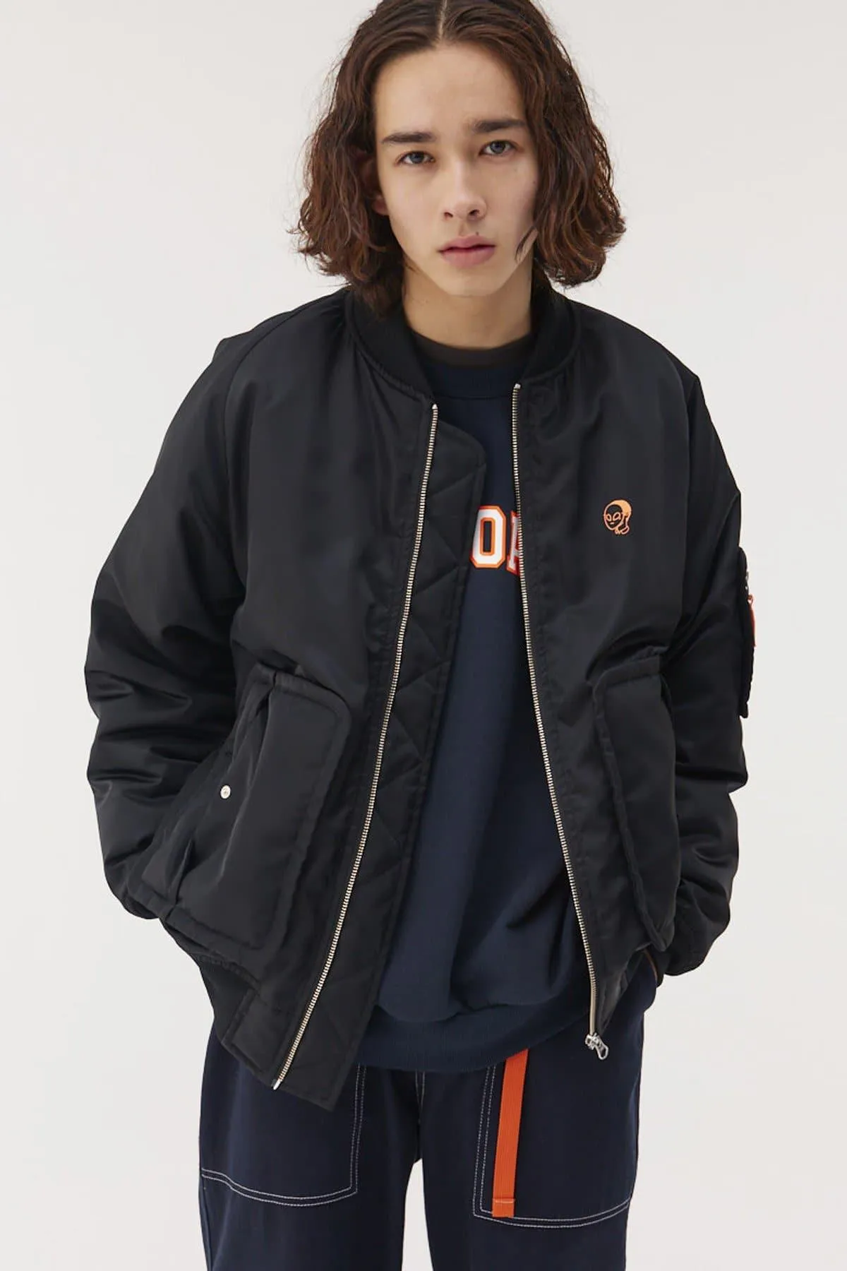 Back Logo Bomber Jacket