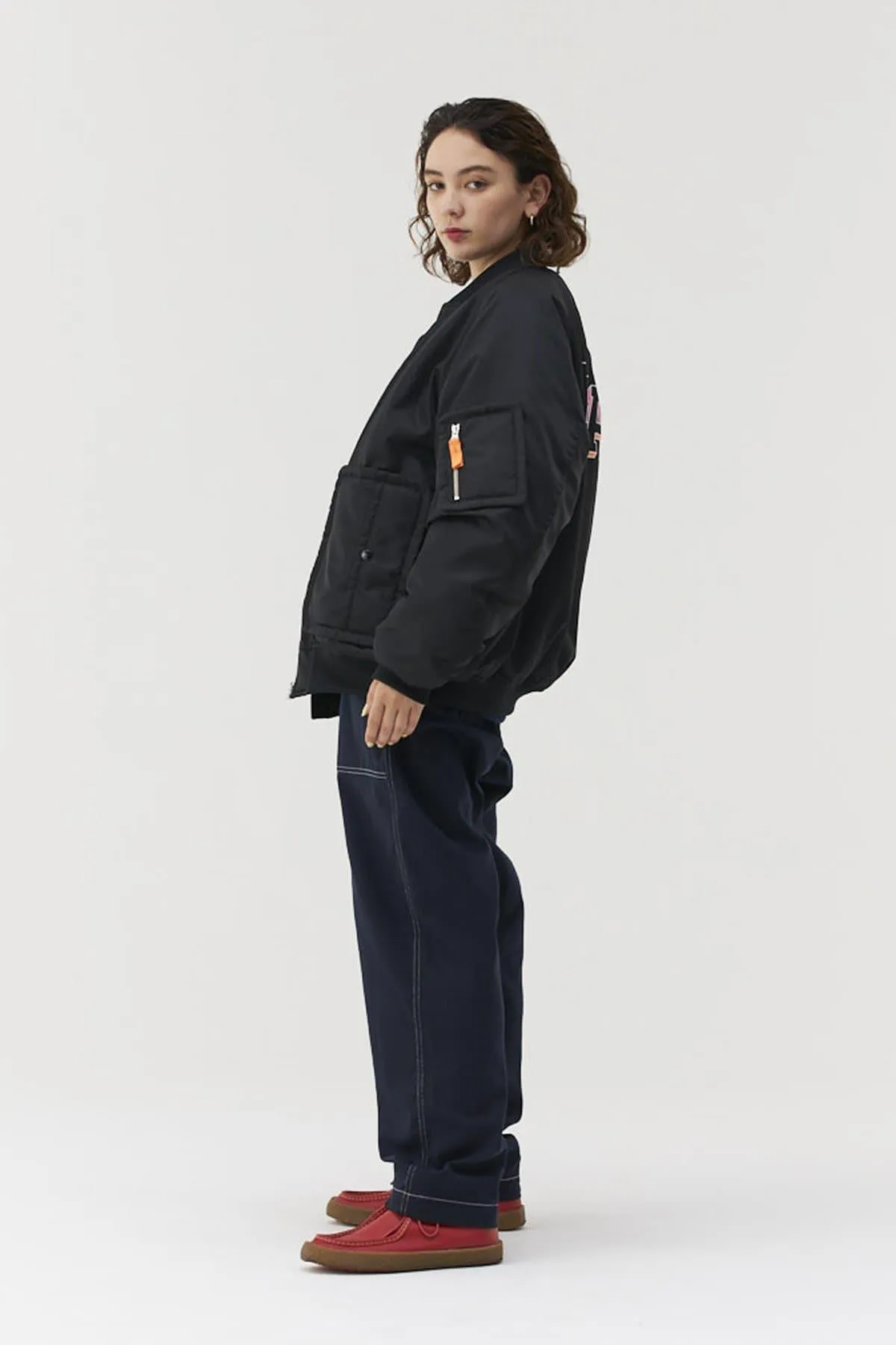Back Logo Bomber Jacket
