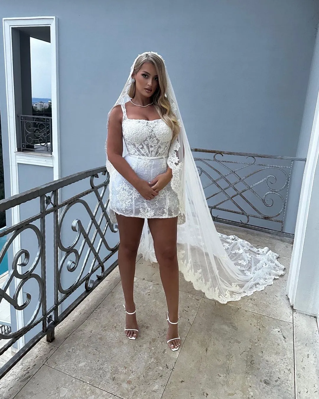 Balqees Luxury White Wedding Dress