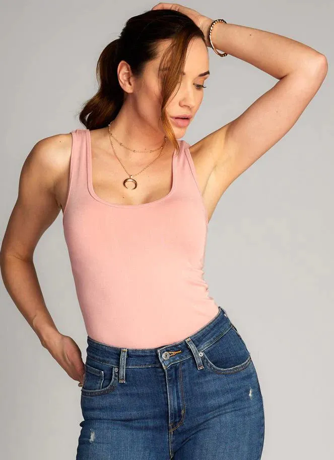 Bamboo Cotton Scoop Tank