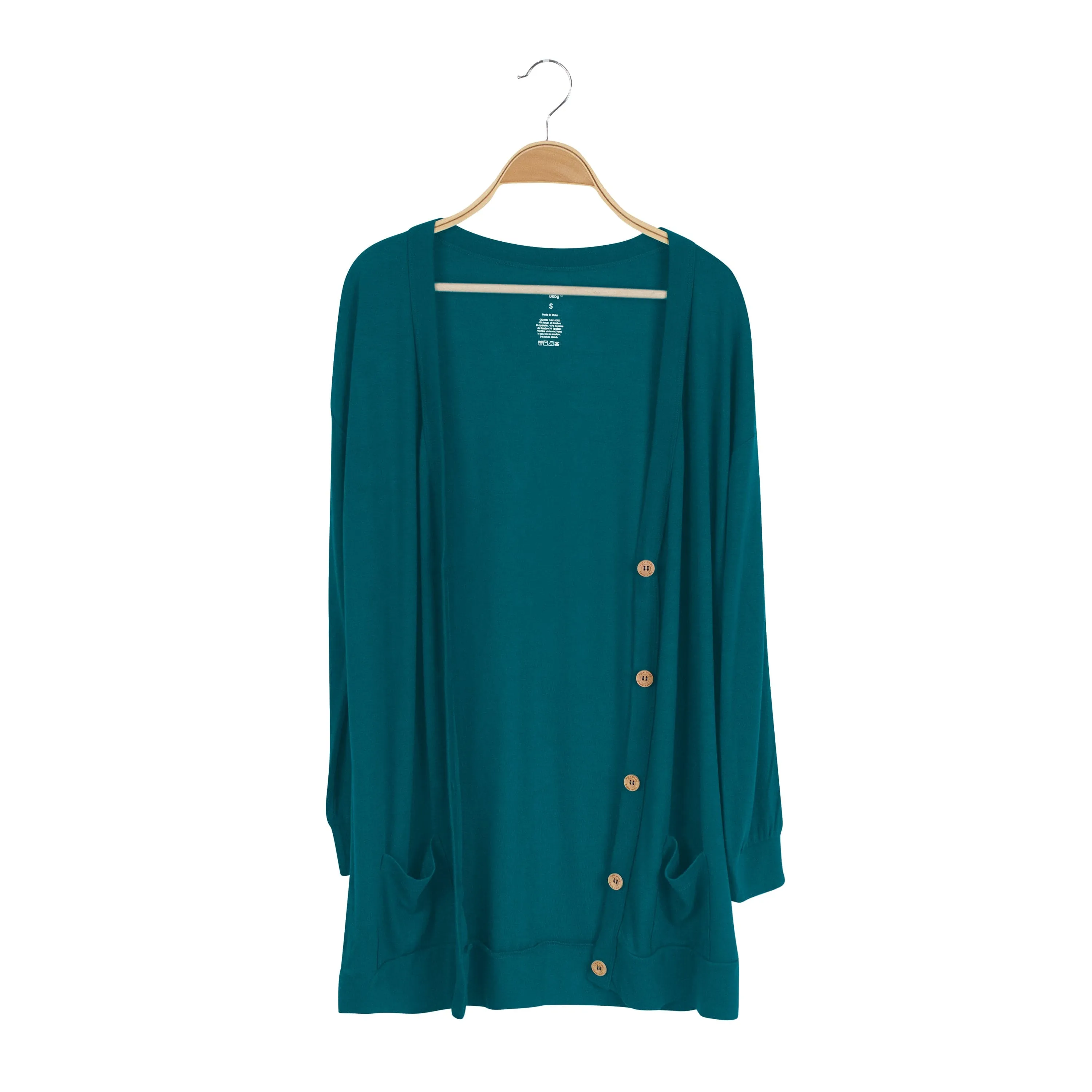 Bamboo Jersey Adult Cardigan in Loch