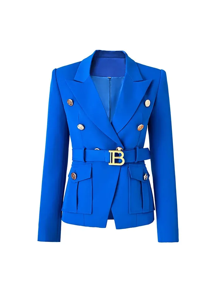 Belted B Blazer