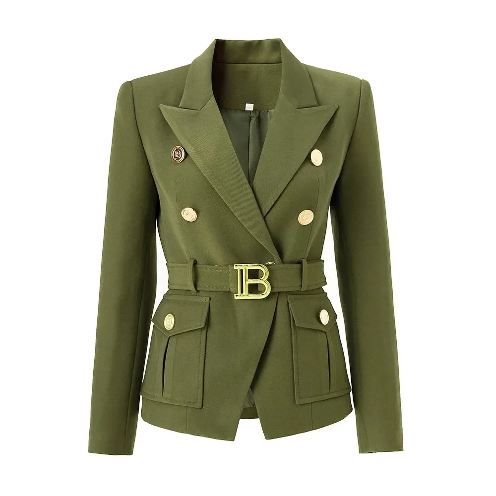 Belted B Blazer