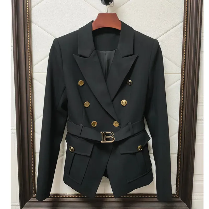 Belted B Blazer