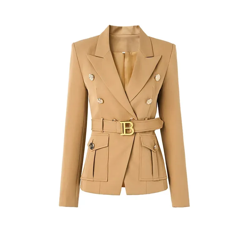 Belted B Blazer