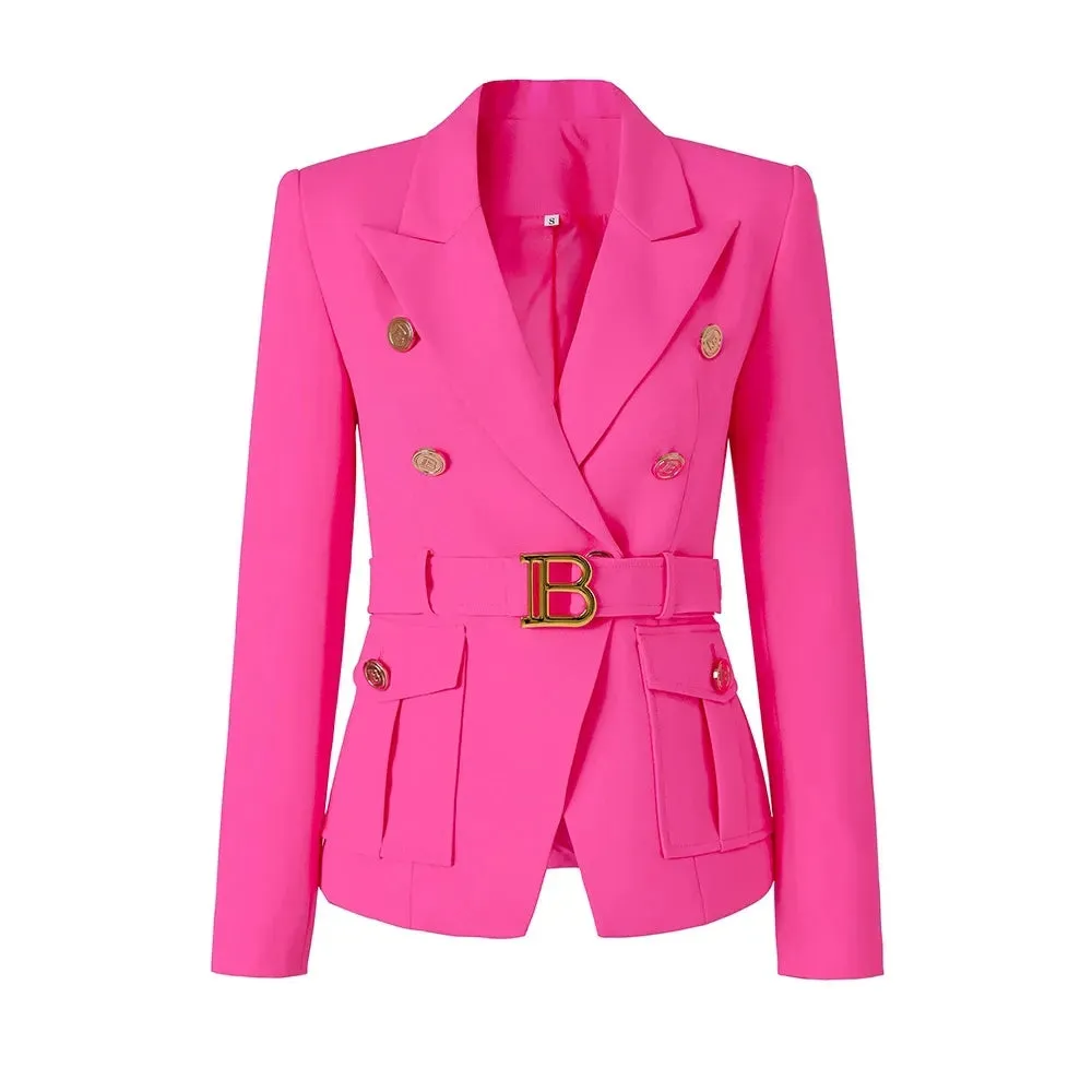 Belted B Blazer