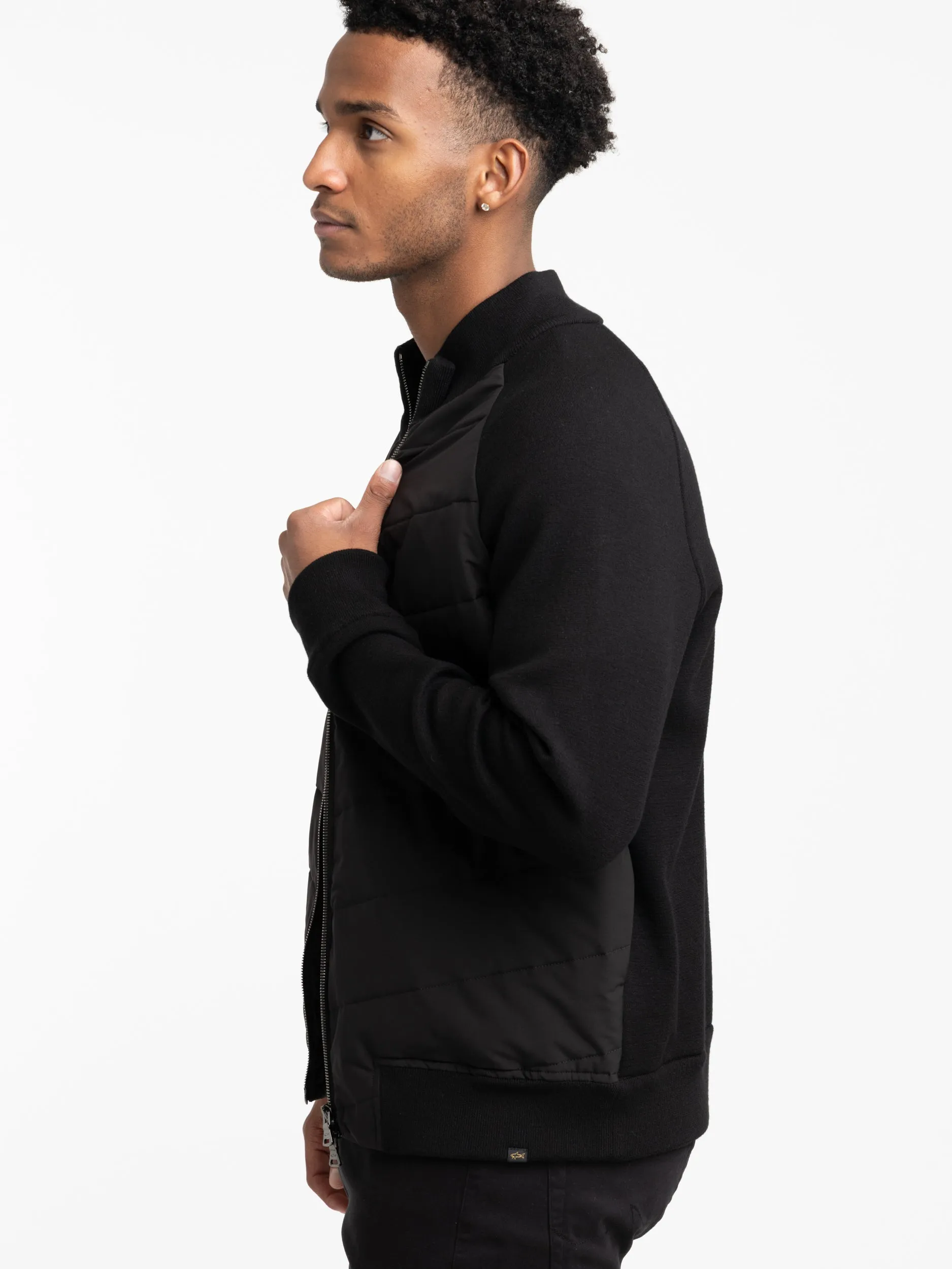 Black Typhoon Platinum Full-Zip Jacket