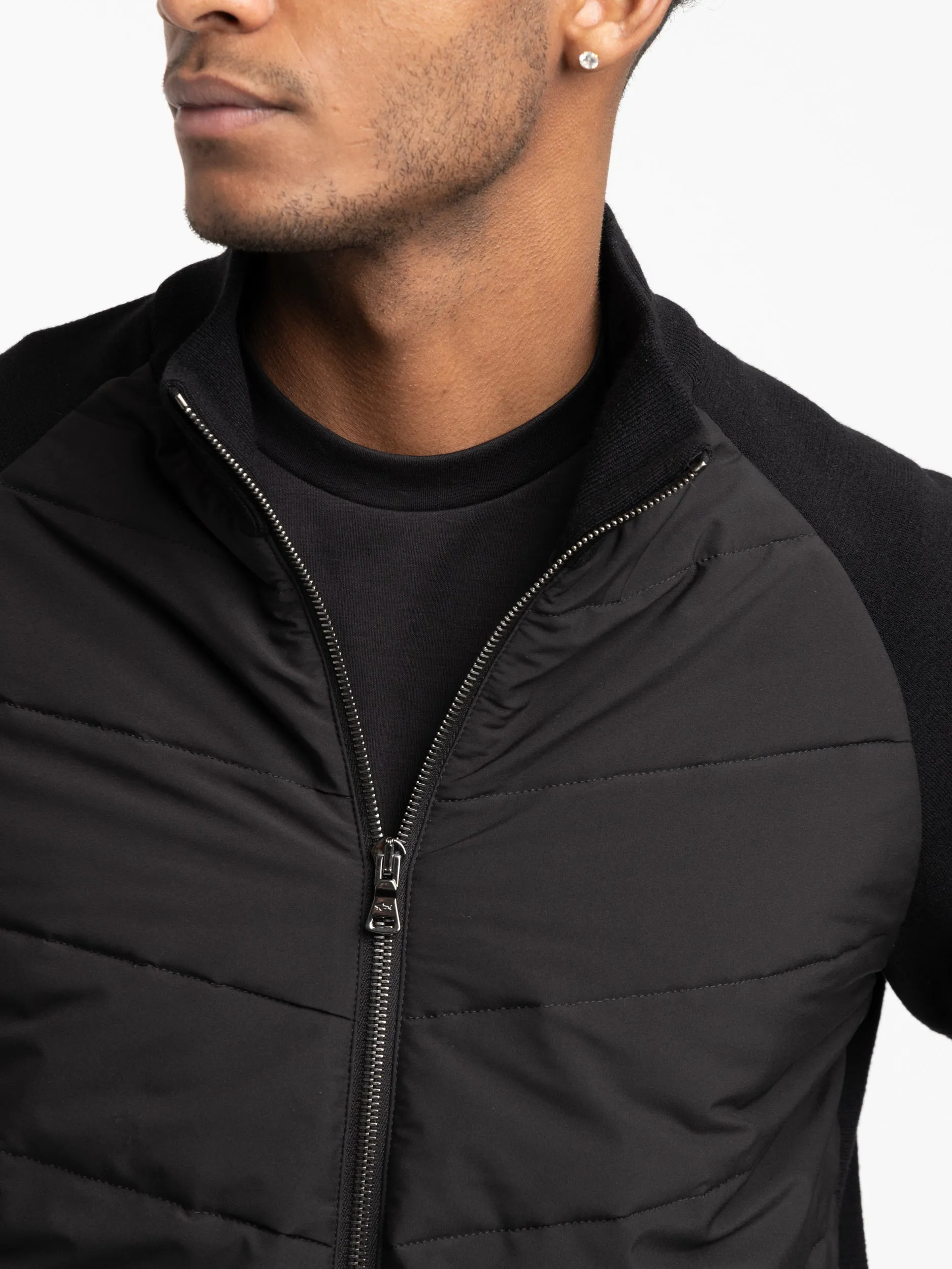 Black Typhoon Platinum Full-Zip Jacket