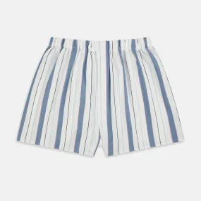 Blue Blazer Stripe Godfrey Boxer Shorts