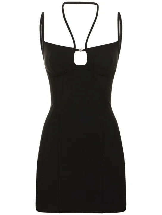 Blumarine   Viscose jersey sleeveless mini dress 