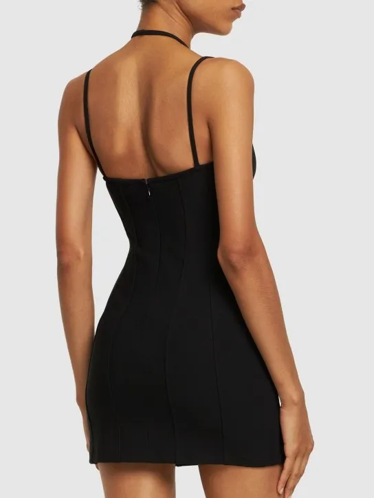 Blumarine   Viscose jersey sleeveless mini dress 