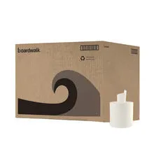 Boardwalk® Center-Pull Roll Towels, 2-Ply, 10 x 7.6, White, 600/Roll, 6/Carton