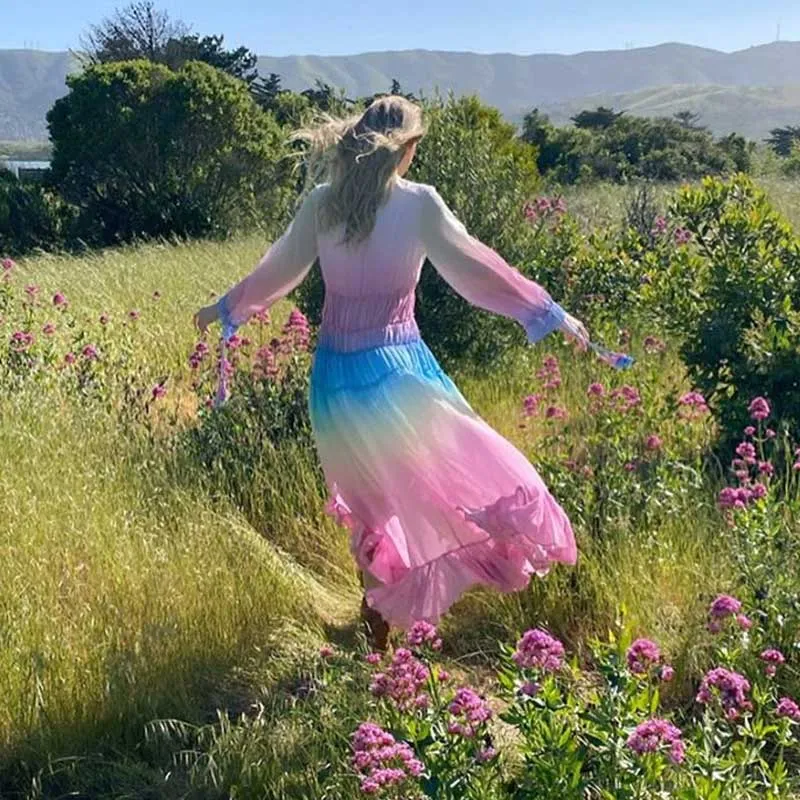 Boho Beachwear - Happy Rainbow Chic