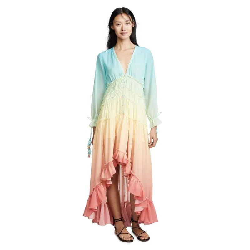 Boho Beachwear - Happy Rainbow Chic