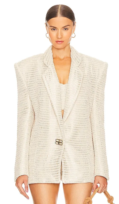 Bronx and Banco Desert Blazer in Cream