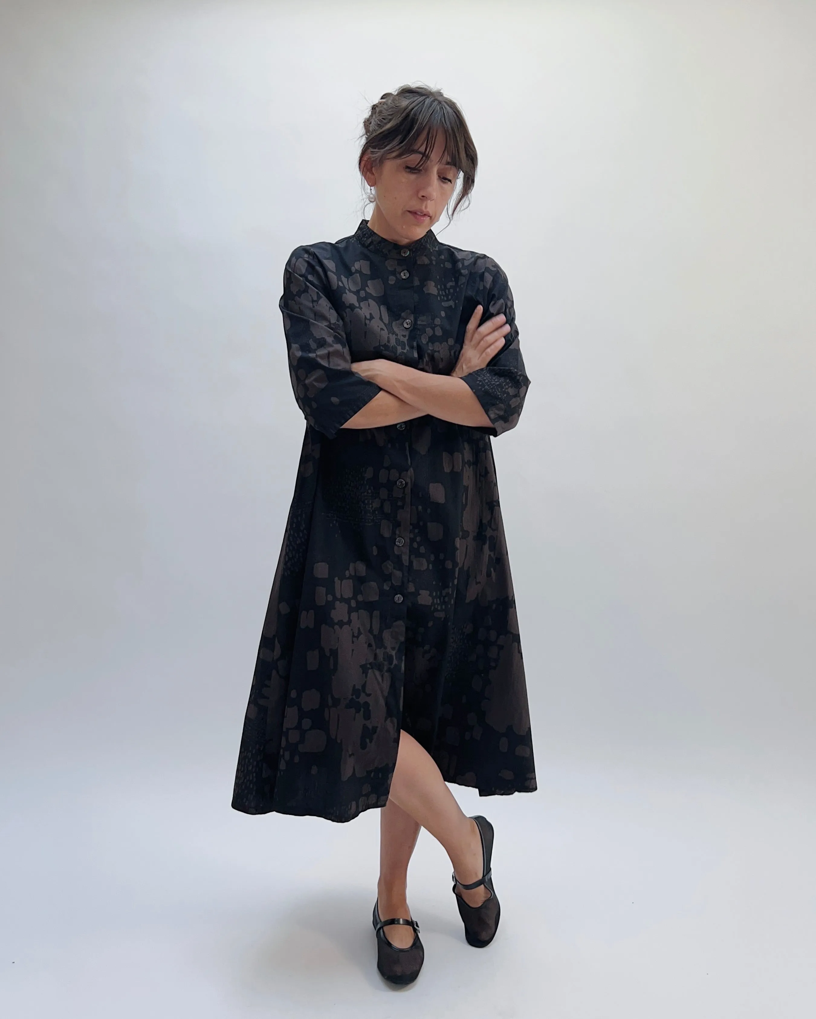 Bryn Walker | Winsley Dress in Earth Citta Print