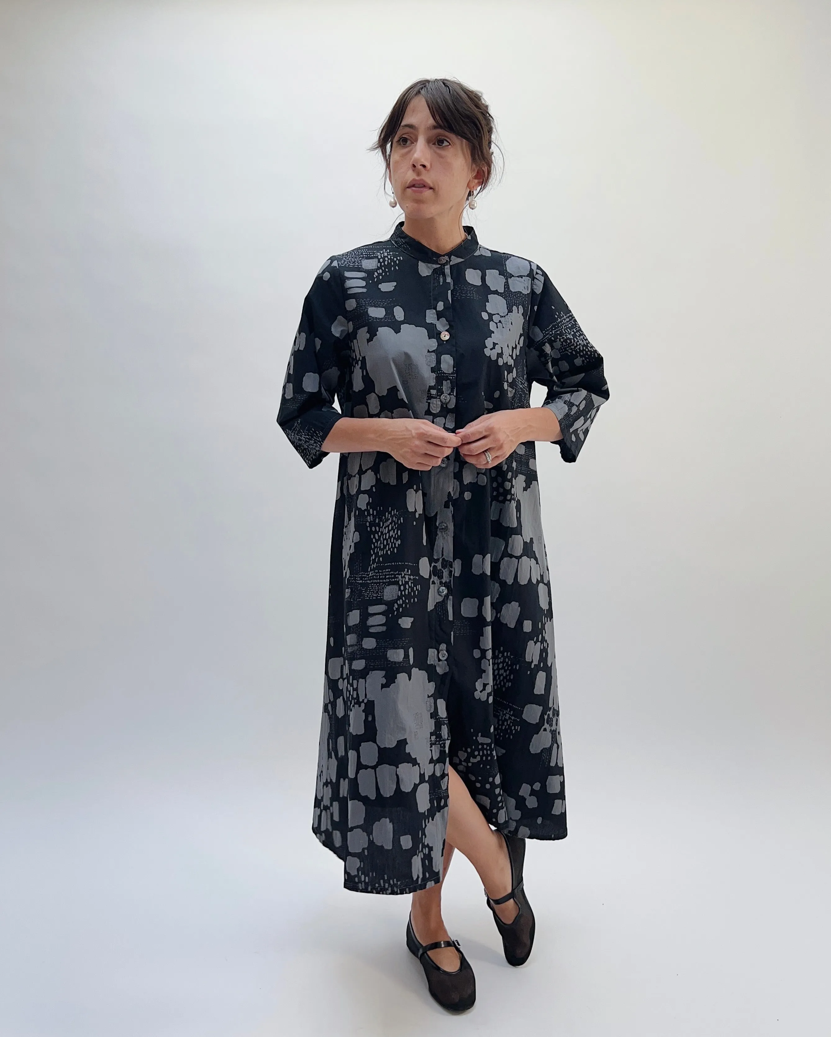 Bryn Walker | Winsley Dress in Fog Citta Print