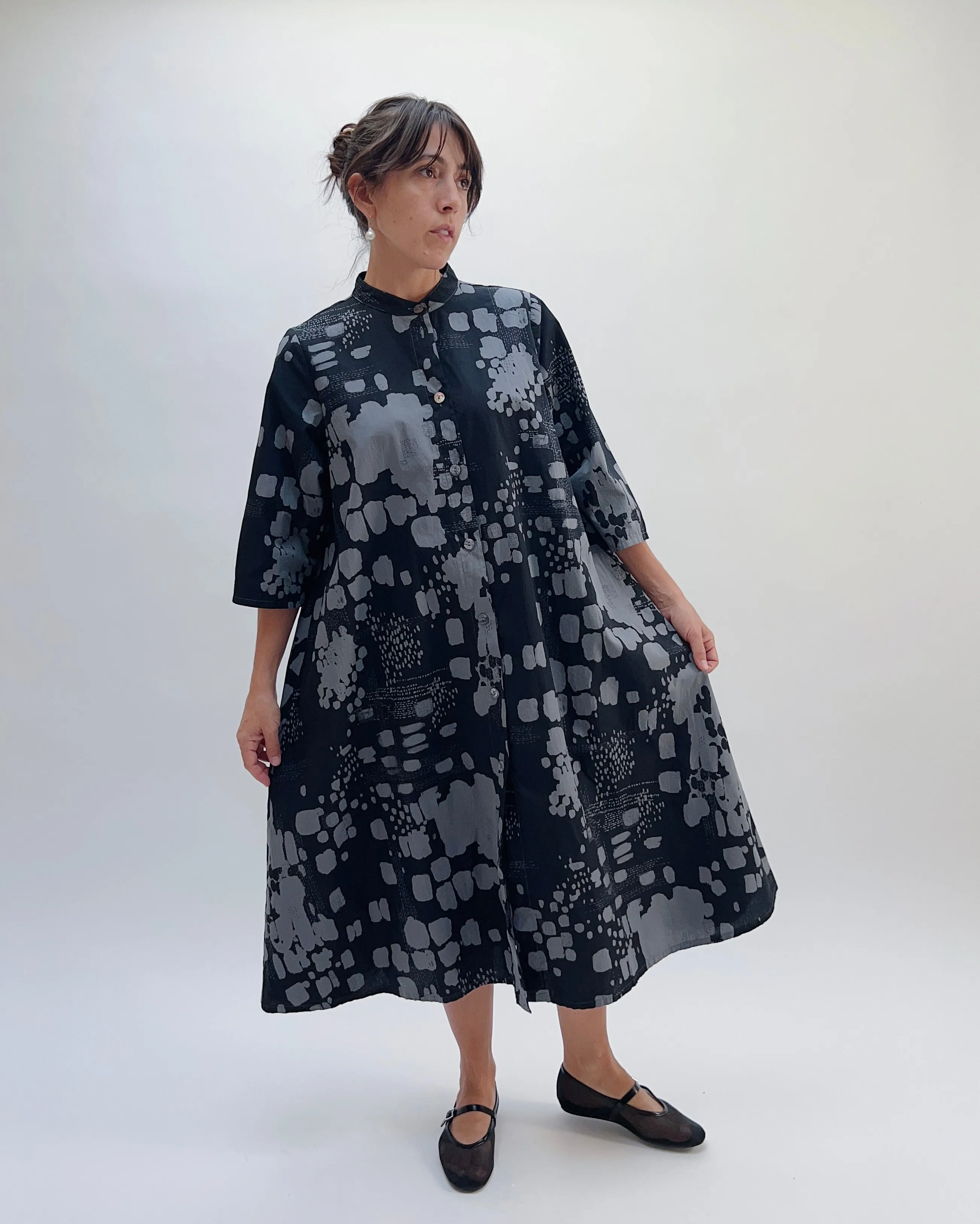 Bryn Walker | Winsley Dress in Fog Citta Print