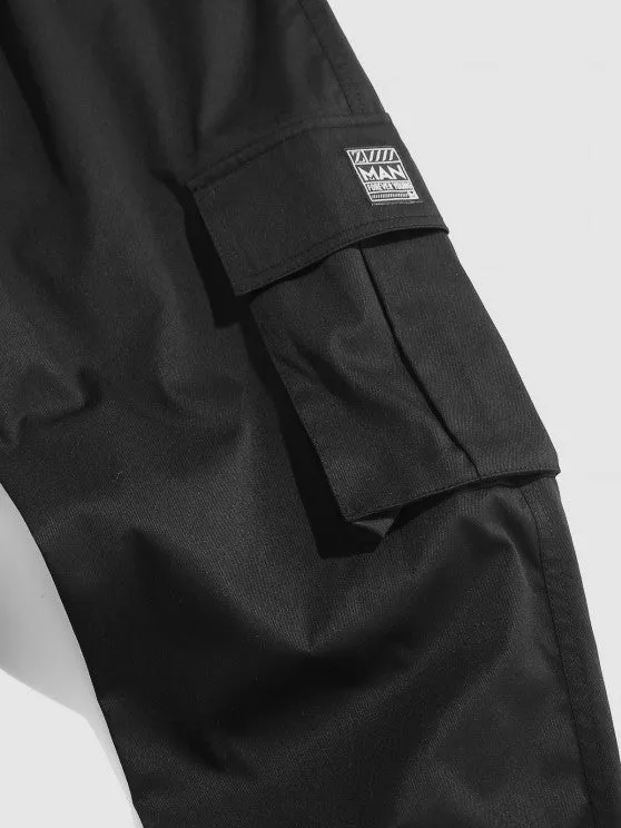 Casual Shirt And Solid Color Cargo Pant
