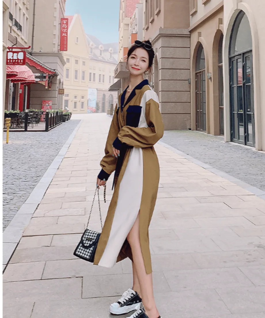 Color Blocking Dress