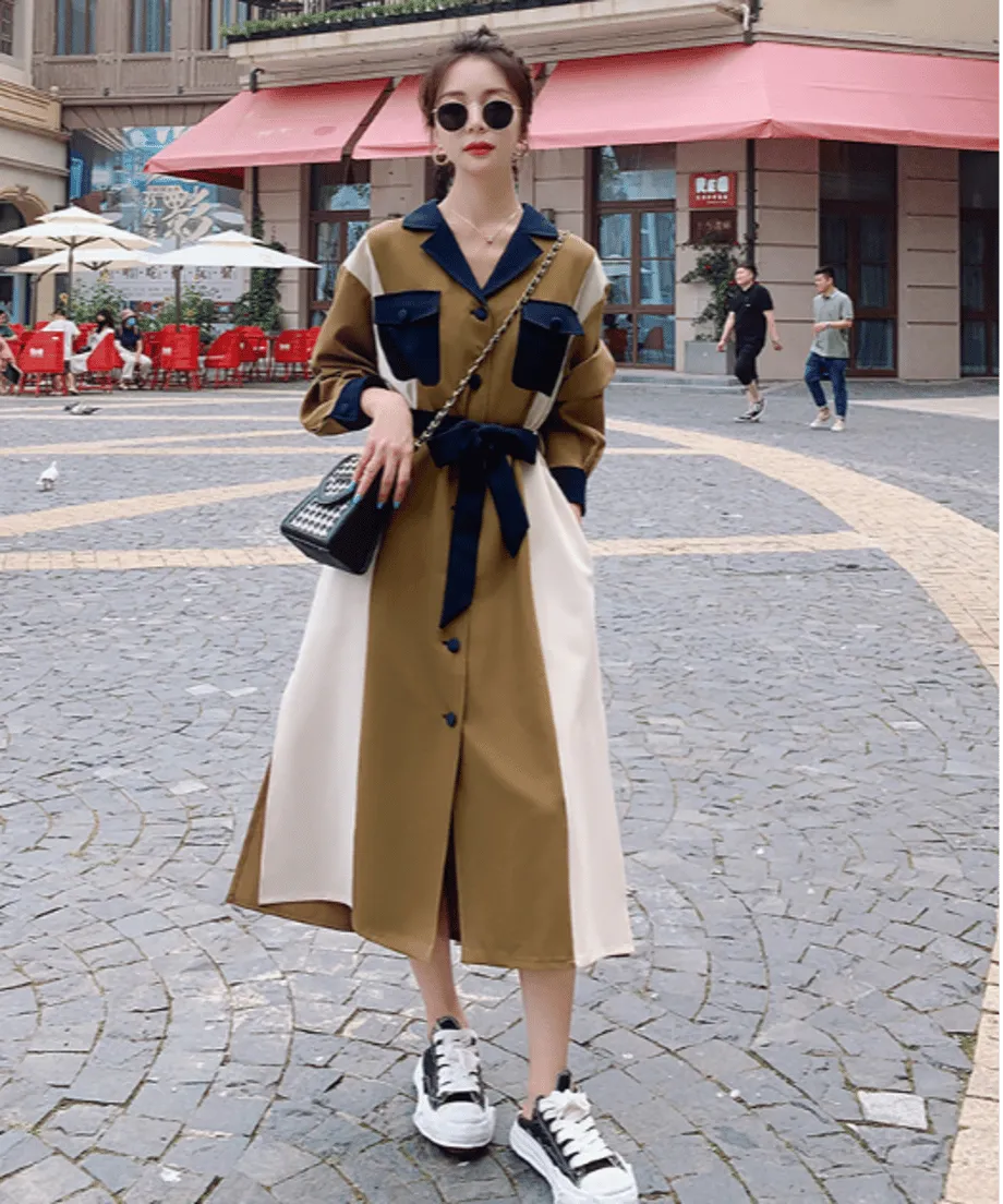Color Blocking Dress