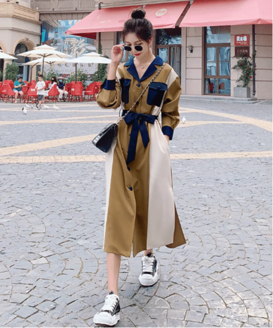 Color Blocking Dress