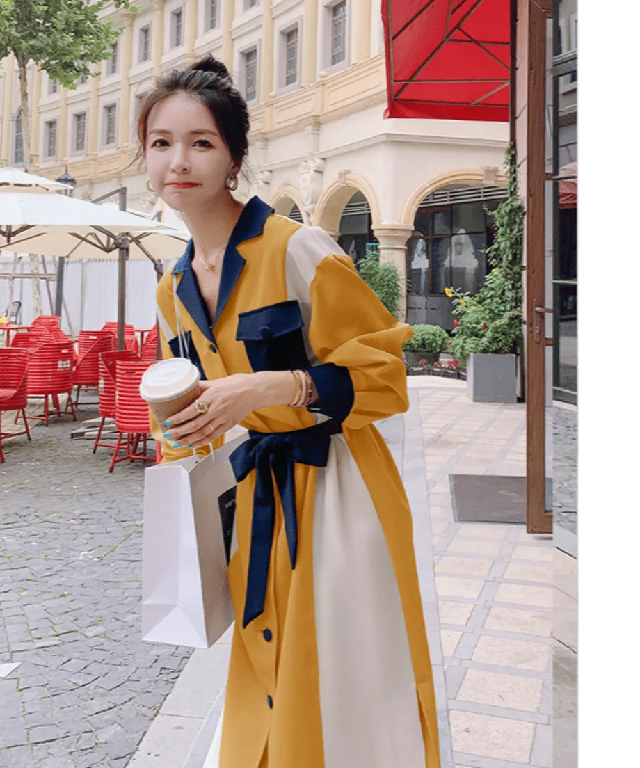 Color Blocking Dress