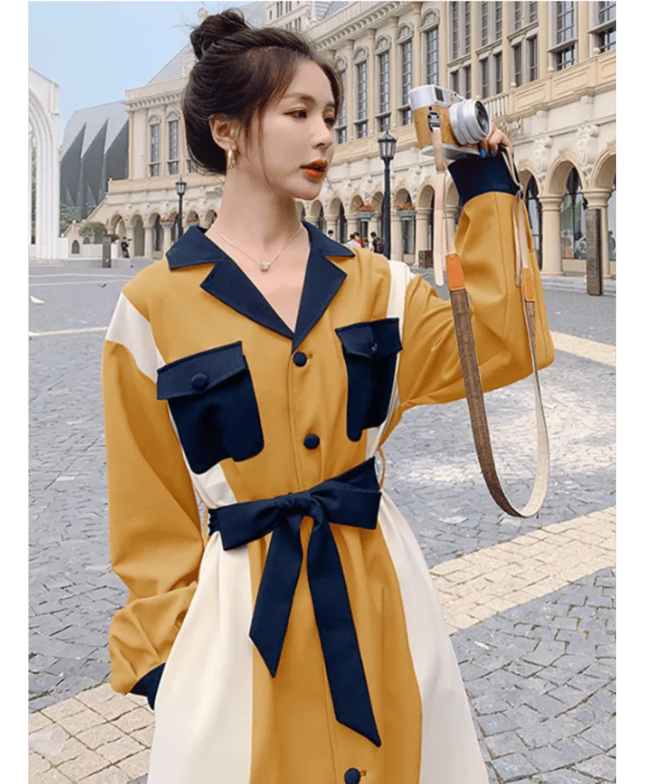 Color Blocking Dress