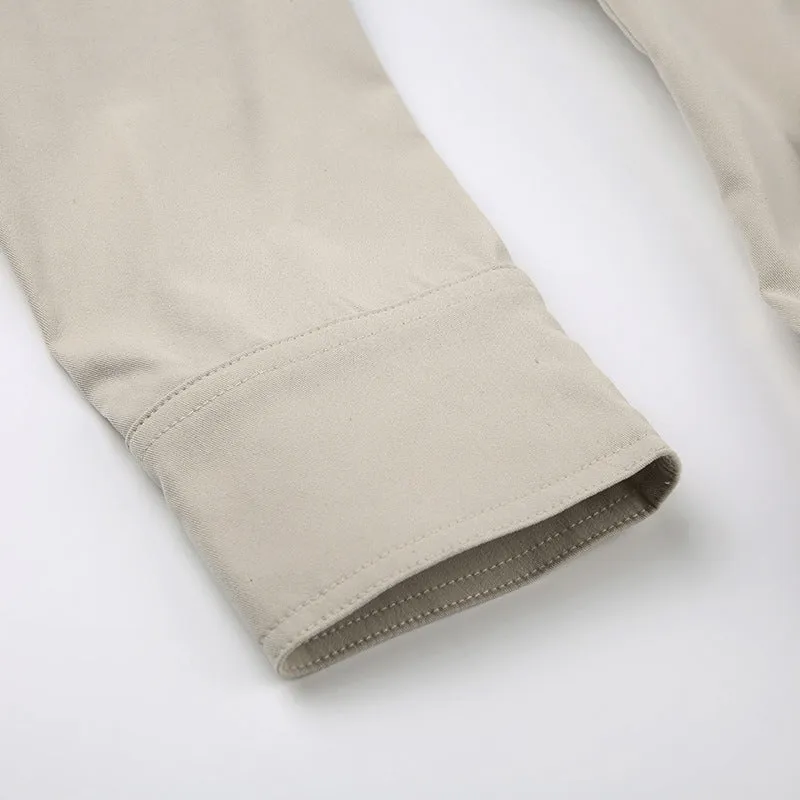 Cropped Zip-Up Bomber Jacket