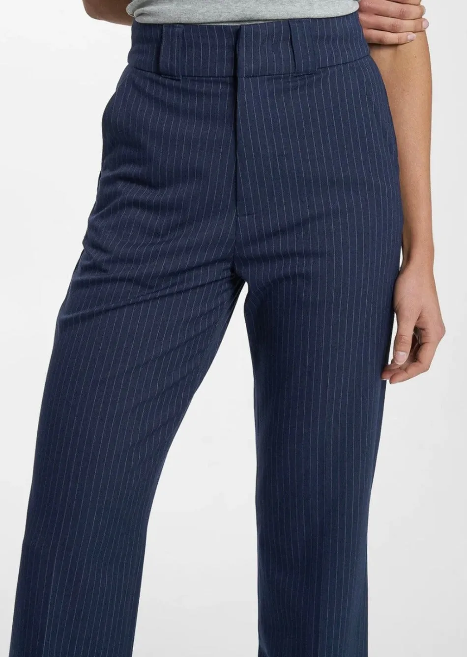 Danny Pinstripe Pant Station Navy