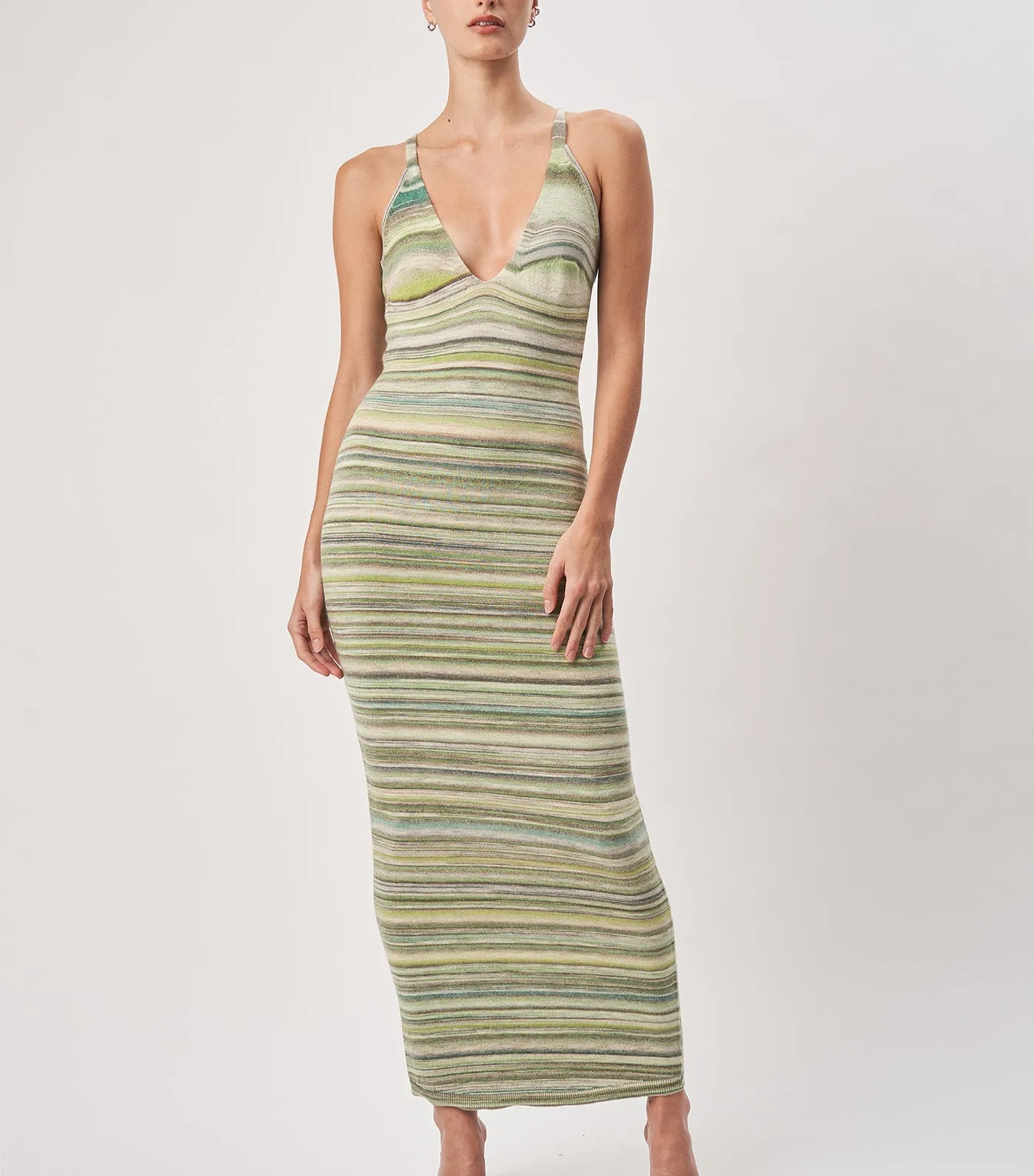 Daylann Knit Dress Sage Multi
