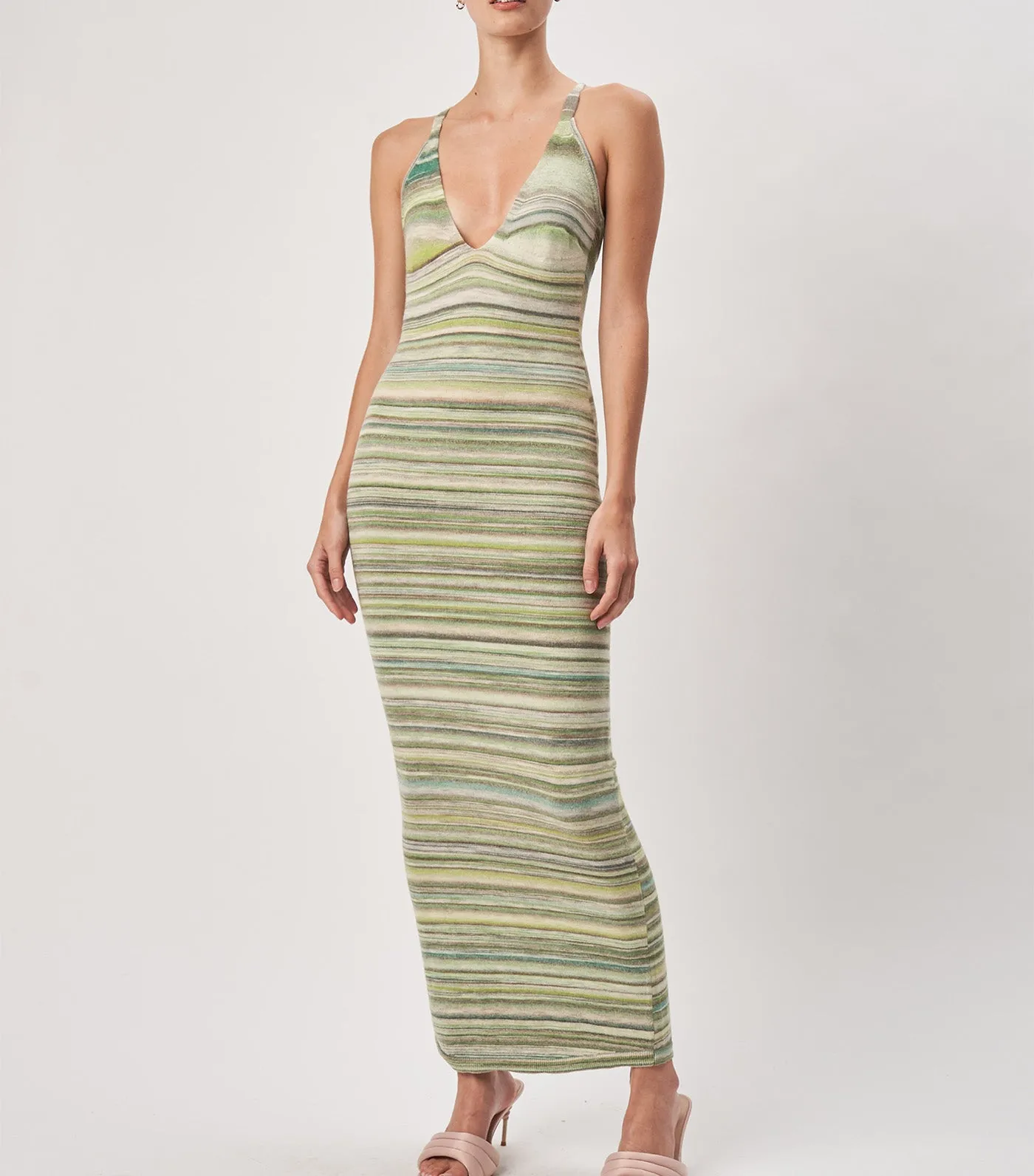 Daylann Knit Dress Sage Multi