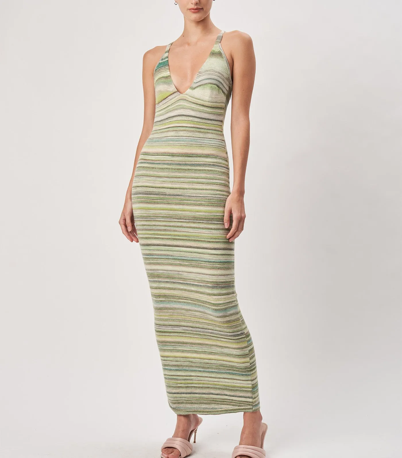 Daylann Knit Dress Sage Multi
