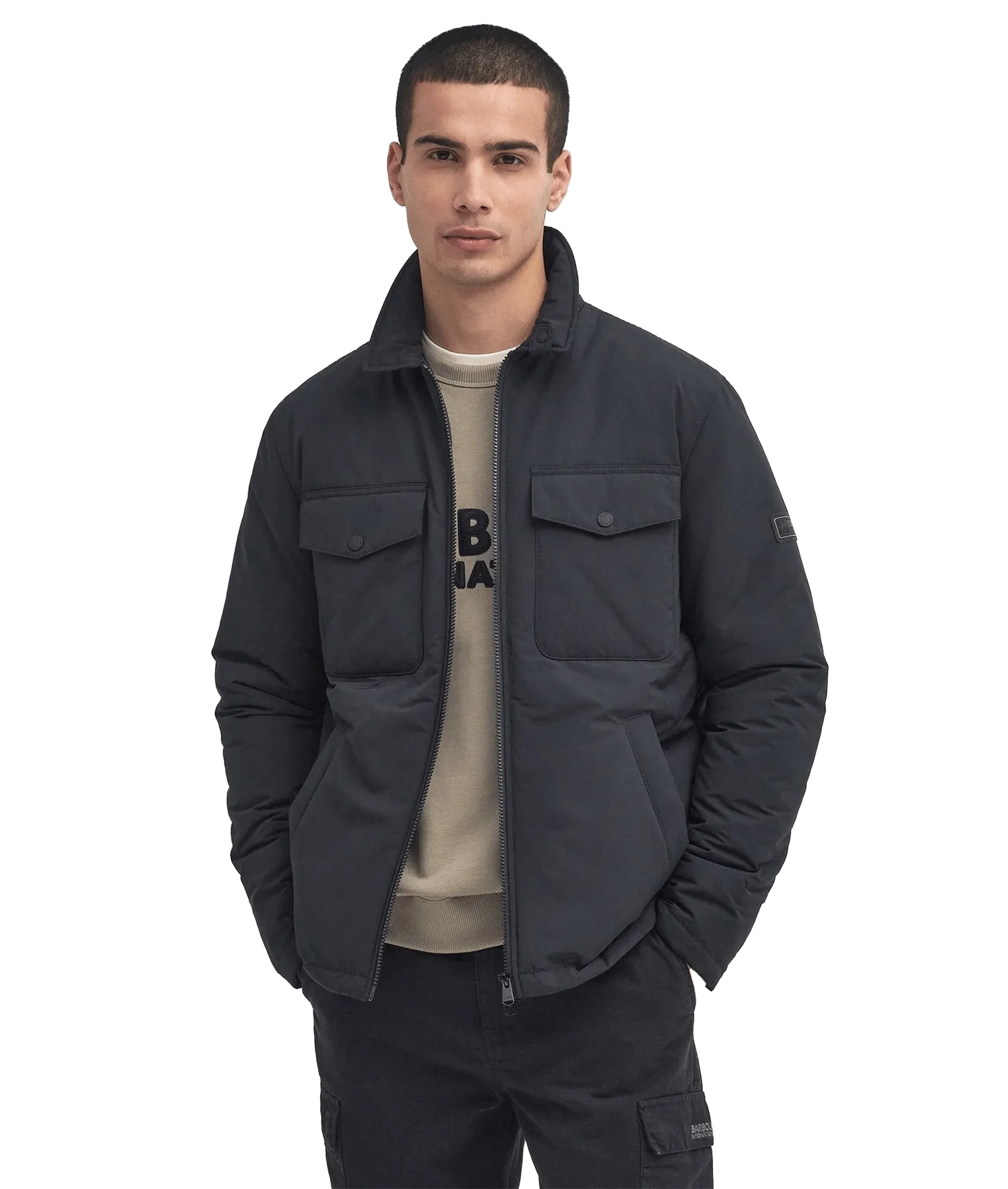 Distill Quilted Jacket - Black
