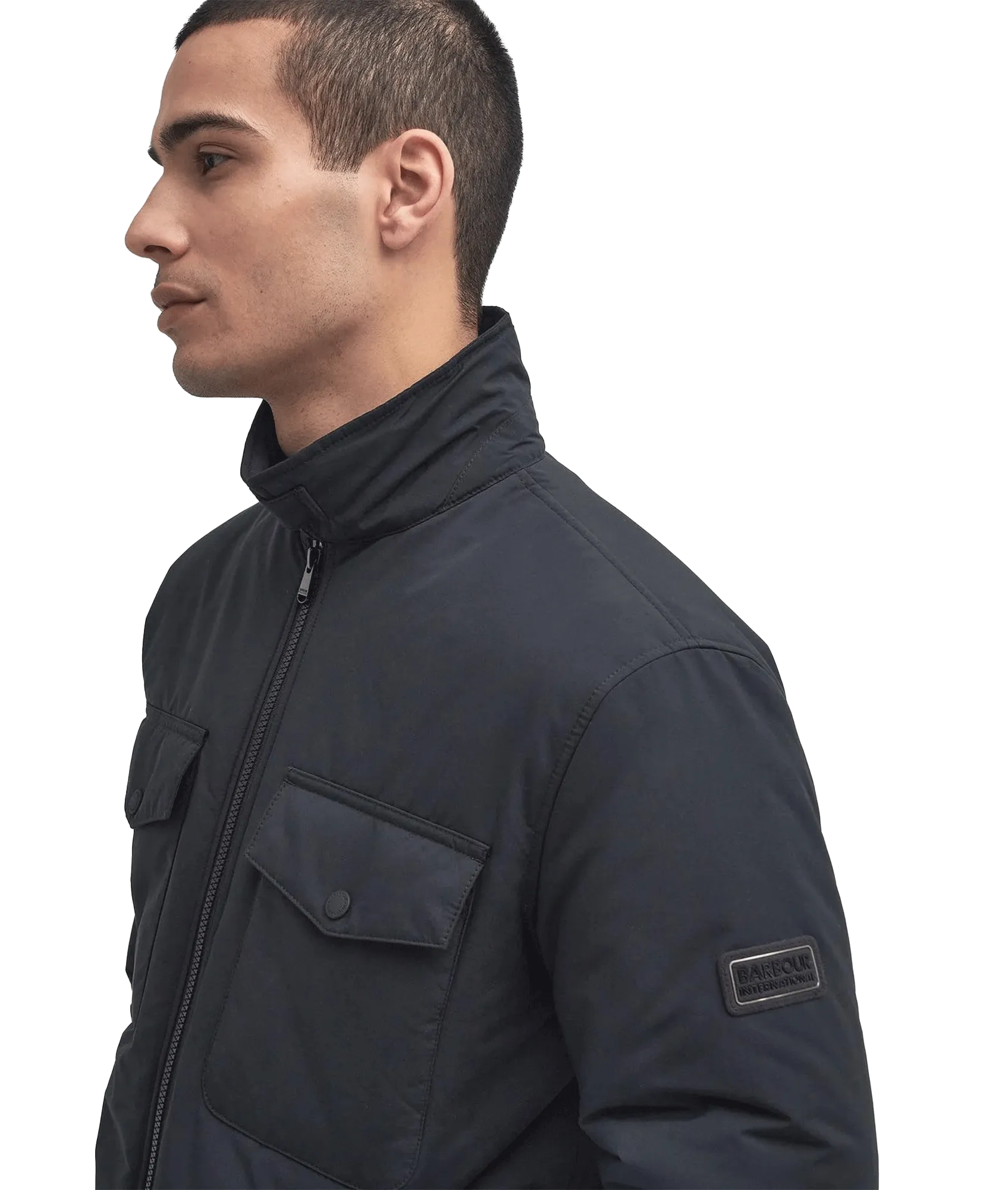 Distill Quilted Jacket - Black