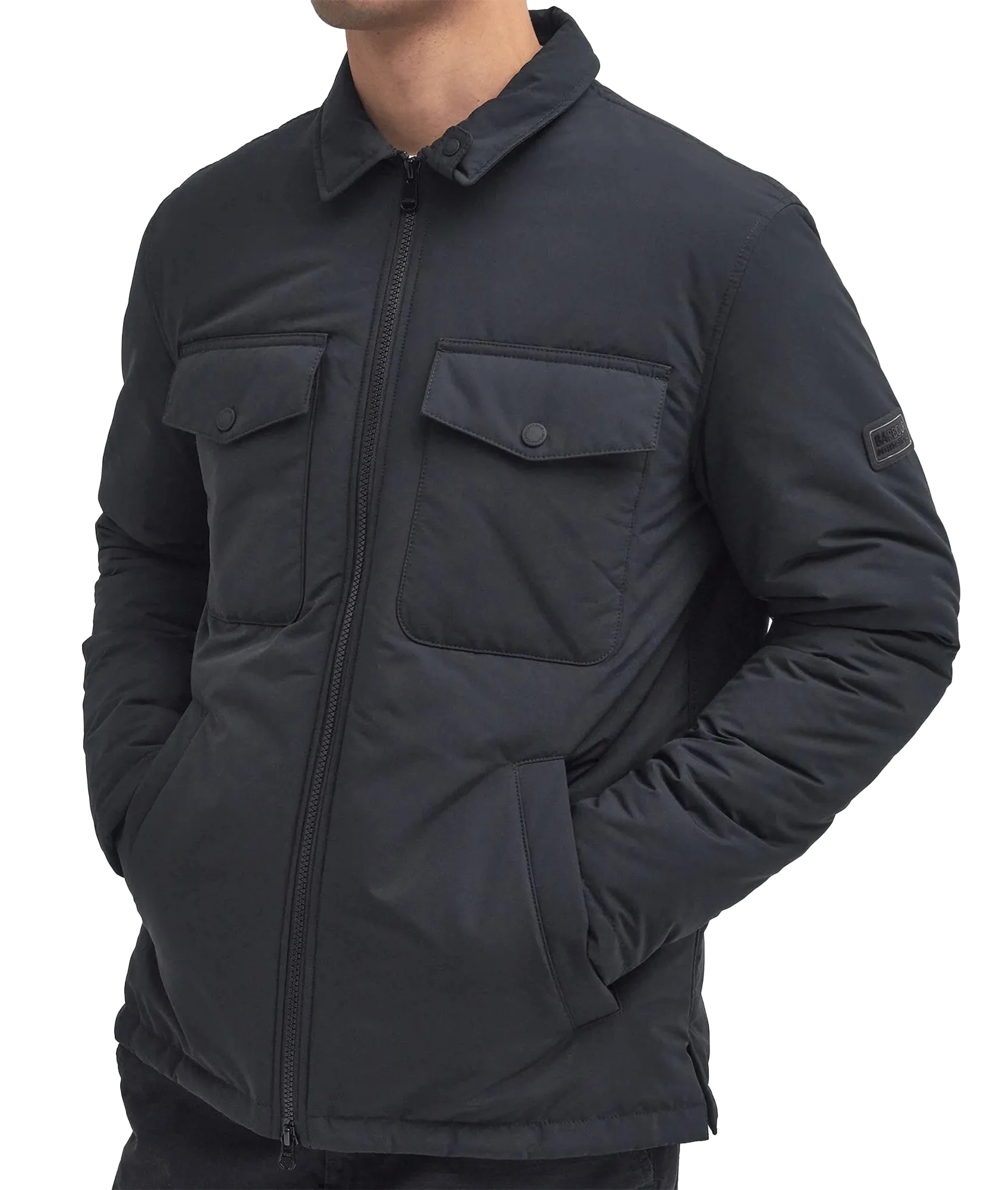 Distill Quilted Jacket - Black